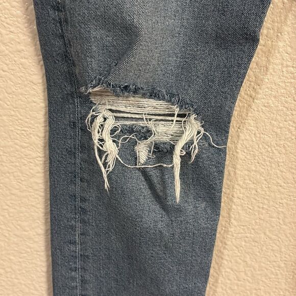 AGOLDE Riley High Rise Straight Crop Jeans in Whiplash - Picture 10 of 11